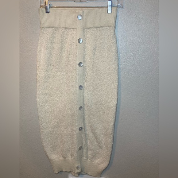 Misha & Puff Pima Cotton Bouclé Tube Skirt Size XS SAMPLE
